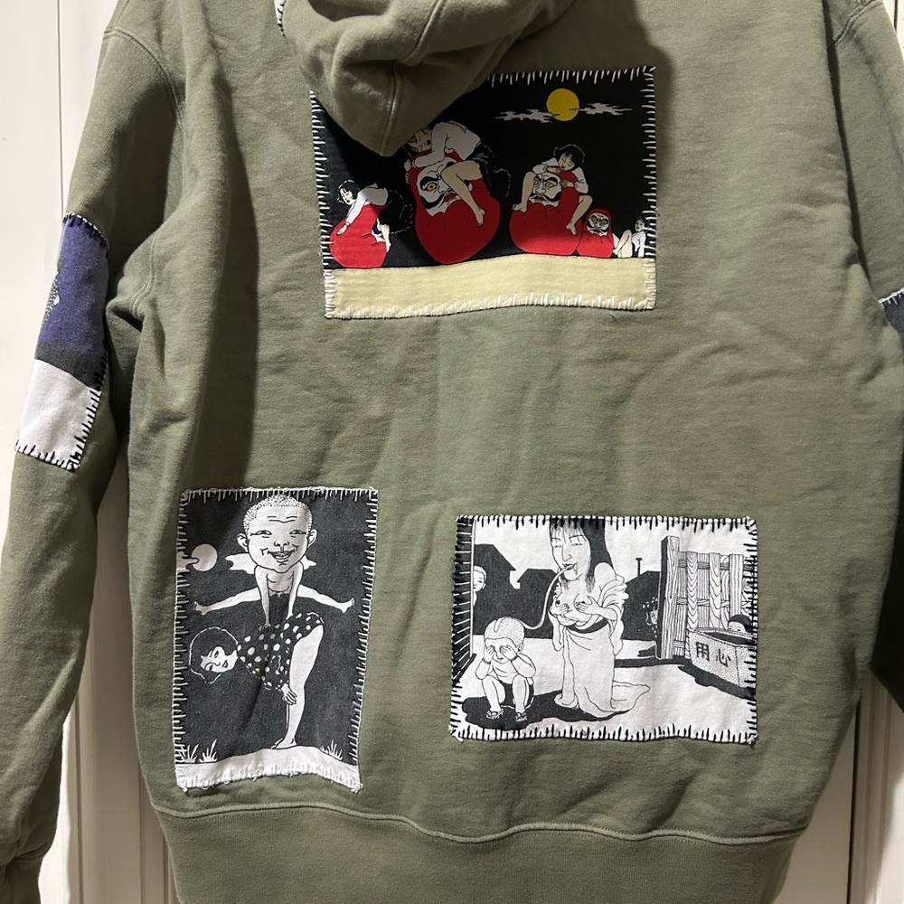 Supreme x Toshio Saeki Hooded Sweatshirt Sz Small - Picture 6 of 9